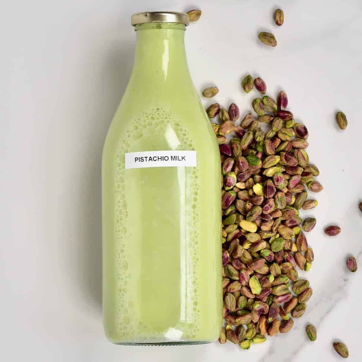 Rezept für cremige Pistazienmilch Milk My Nuts